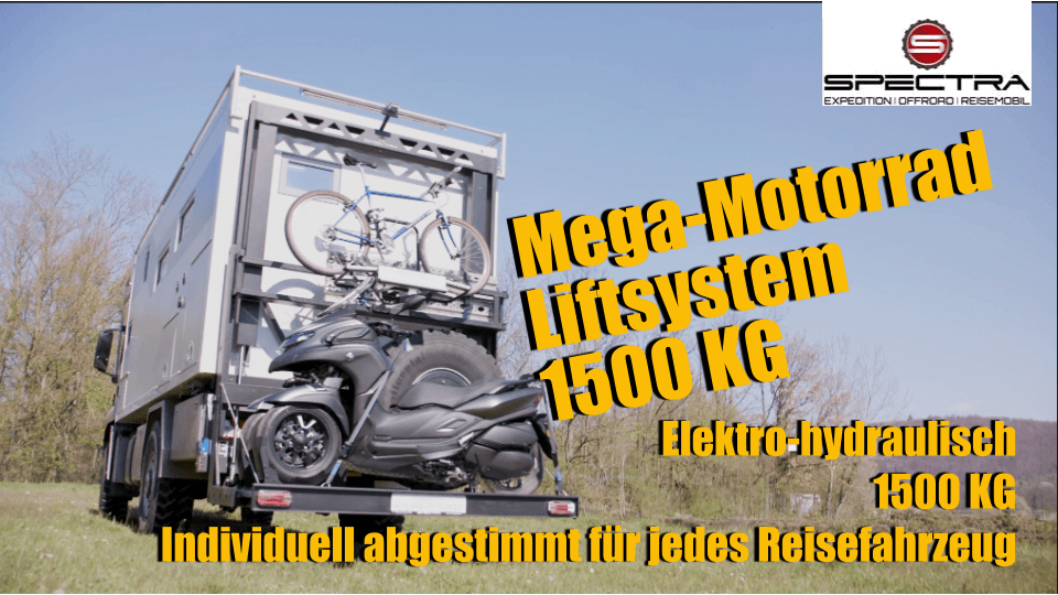 Mega-Motorrad Liftsystem